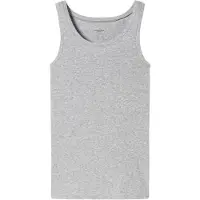 Schiesser Top ' Pure Rib ' grijs gemêleerd