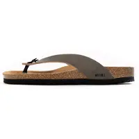 Bayton Teenslippers 'Lucca' grijs / zwart