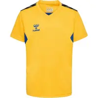 Hummel Functioneel shirt 'Authentic' blauw / geel / zwart / wit
