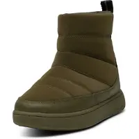 Woden Snowboots 'Isa' donkergroen / zwart