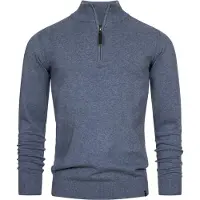 INDICODE JEANS Trui ' Gore ' blauw / zwart