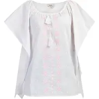 Usha Cape lichtroze / wit