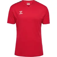 Hummel Functioneel shirt 'Authentic' cranberry / zwart / wit