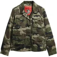 Superdry Tussenjas 'Military M65' groen / gemengde kleuren