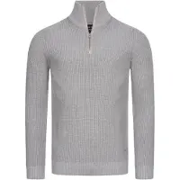 INDICODE JEANS Trui 'Mayer' lichtgrijs