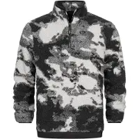 INDICODE JEANS Trui 'Sofiane' zwart / wit