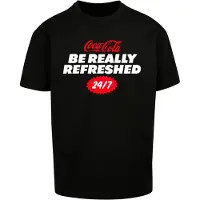 Mc Clothes Shirt 'Coca Cola Refreshed' rood / zwart / wit