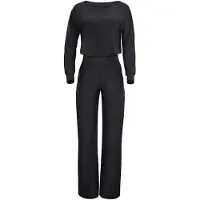 Winshape Jumpsuit ' JS101LSC ' zwart / wit