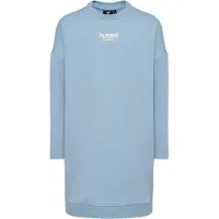 Hummel Jurk 'Zippi' smoky blue / wit