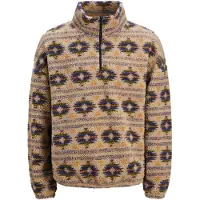 Jack & Jones Trui 'Diamond' donkerbeige / donkerblauw / donkergeel / grasgroen