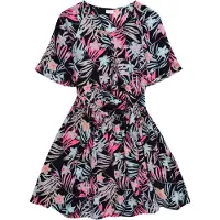 s.Oliver Jurk beige / marine / lichtblauw / pink