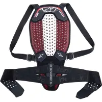 Alpinestars Nucleon Plasma rugprotector Zwart/Wit/Rood M Mannen