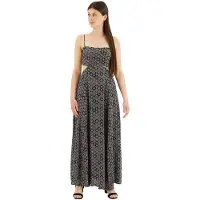 Superdry Maxi-jurk met Transparante Achterkant Zwart Grootte: 44