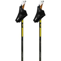 Swix - Langlaufstokken - Dynamic D3 Just Click Pcu voor Unisex - Maat 150 cm - Zwart