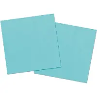 Folat Feest Servetten - 60x - blauw - 33 x 33 cm - papier - lunch/diner servetjes