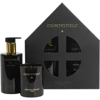 Decostar Countryfield-Urban-Gift box- hand wash & kaars - zwart