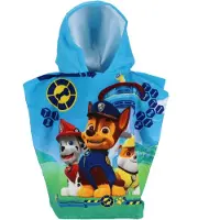 Safta badponcho - 50 x 100 cm. - Paw poncho handdoek - sneldrogend