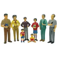 Miniland Aziatische Familie Figuren 8 Eenheden