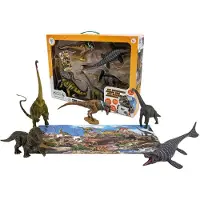 Deqube Pack Of Prehiosotoricos With Letters Ar 5 Units Groen Kinderen