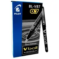 Pilot Pen Roller V Ball 0,7 mm Zwart (12 Stuks)