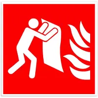 Piktonorm Pictogram Blusdeken 20x20cm - Polypropeen
