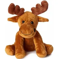 MBW Pluche bruine eland knuffel 20 cm speelgoed - Knuffel bosdieren
