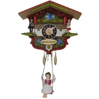 Engstler - 1433 SQ - Wandklok met schommel - Quartz