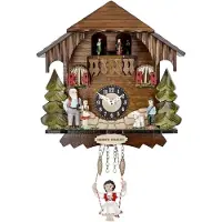 Engstler - 2253 SQT - Wandklok met schommel - Quartz
