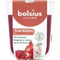 Bolsius 6 stuks geurglas granaatappel - pomegranate geurkaarsen 80/73 (25 uur) True Scents