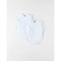 Noukie'S - 2 Pack - Rompertjes- Body's - Unie - Ecru - Konijn - 12m 80