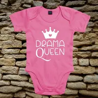 Babybugz Rompertje - Baby rompertje met tekst: Drama Queen - Organic katoen