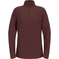 Odlo Rigi Fleece Met Halve Rits Bruin 8 Years Jongens,Meisjes