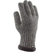 Millet Wool Long Gloves Black