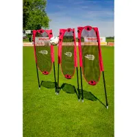Powershot Pop Up Free Kick Mannequins 3 Units Geel,Rood 182 x 060 cm