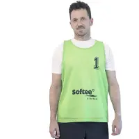 Softee Numbered 11-15 Training Bib 5 Units Groen Youth Man