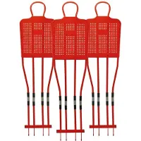 Sporti France 180 Cm Free Kick Training Dummy 3 Units Rood