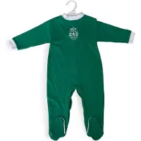 Sporting Cp Junior Long Sleeve Romper Groen 12-18 Months Kinderen