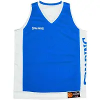 Spalding Reversible Sleeveless T-shirt Blauw 2XL Man