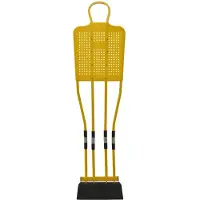 Sporti France Nequin + Base Kit 180 Cm Free Kick Training Dummy Geel