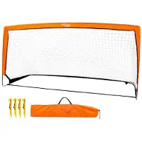 Aktive Folding Football Goal Oranje,Zwart