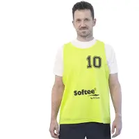 Softee Numbered 11-15 Training Bib 5 Units Geel Youth Man