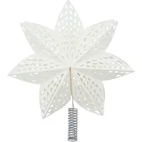 House Doctor Gint Kerstster 30 Cm Wit - Kerstballen Staal White - 206121030