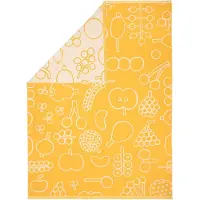 Iittala Oiva Toikka Collection Plaid 130x180 Cm Frutta Geel - Plaids & dekens Wol Yellow - 1064640