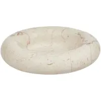 OYOY Savi marmer kaarsenhouder Ø13,8 cm Offwhite