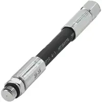 OMS High Pressure Hose Zwart,Zilver 15 cm