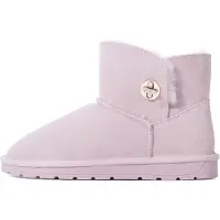 Gooce Snowboots 'Becci' goud / pastelroze