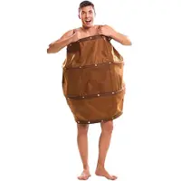 MOM Barrel Costume Bruin M-L Kinderen