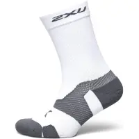 2XU Vectr Cushion Crewsokken Wit EU 35-37 1/2 Man,Vrouw