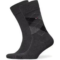 Tommy Hilfiger Sokken donkergrijs, Ruit