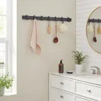 Mazazu MIRA Home - Kapstok - Wandkapstok - Garderoberek - Kledingrek - 7 Haken - 90cm